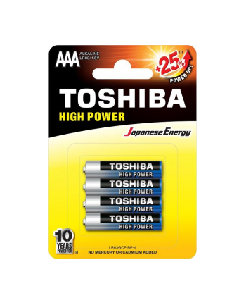 Baterie alkaliczne Toshiba LR03GCP BP-4 (Alkaliczny manganowy; x 4)