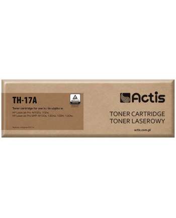 Toner ACTIS TH-17A (zamiennik ; Standard; 1 600 stron; czarny)