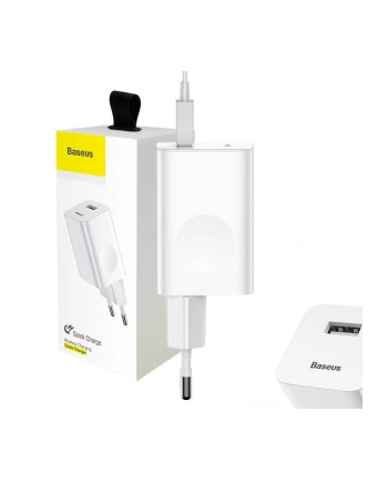 Ładowarka Baseus  CCALL-BX02 (USB 3.0; kolor biały)