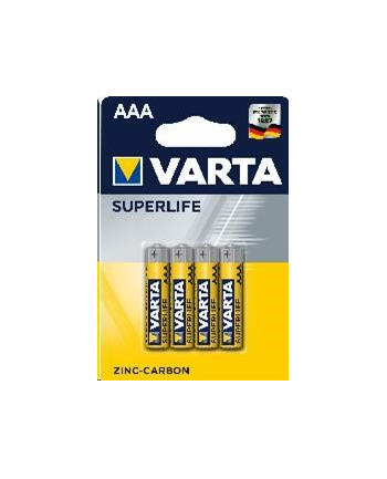 Baterie AAA    VARTA  BATERIA VARTA SUPERLIFE AAA R03 (Cynkowo-węglowy; x 4)