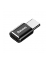 Adapter Baseus CAMOTG-01 (Micro USB - USB typu C ; kolor czarny) - nr 11