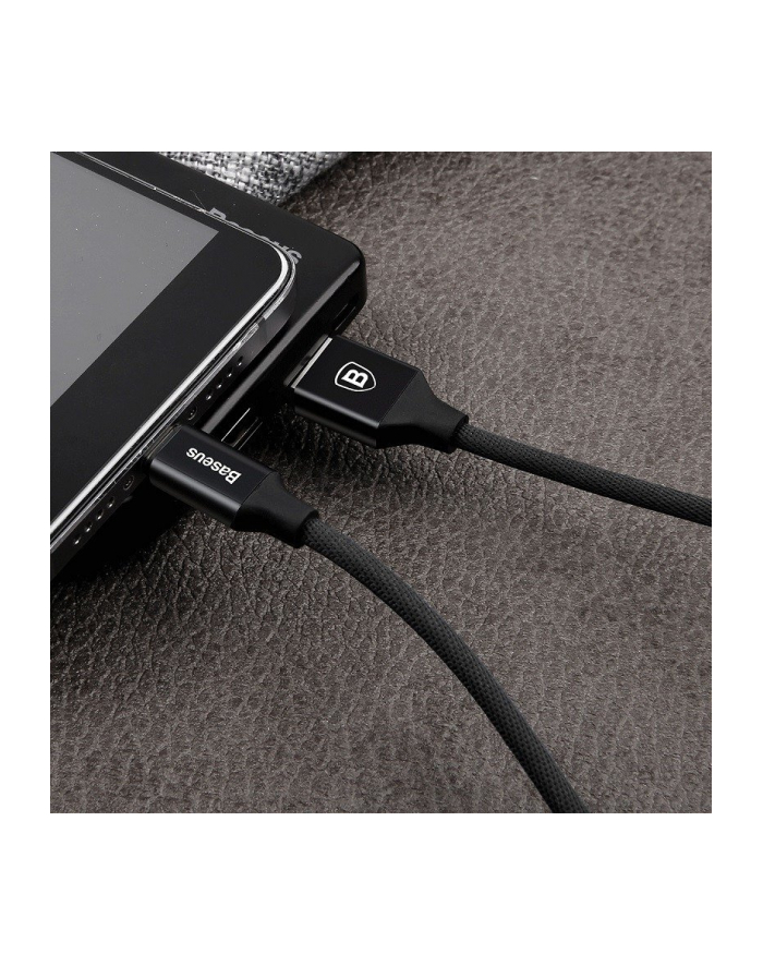 Kabel Baseus CAMYW-B01 (USB 2.0 M - Micro USB M; 1 5m; kolor czarny) główny