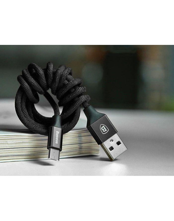 Kabel Baseus CAMYW-B01 (USB 2.0 M - Micro USB M; 1 5m; kolor czarny) główny