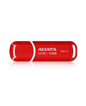 Pendrive ADATA UV150 AUV150-64G-RRD (64GB; USB 3.0; kolor czerwony)