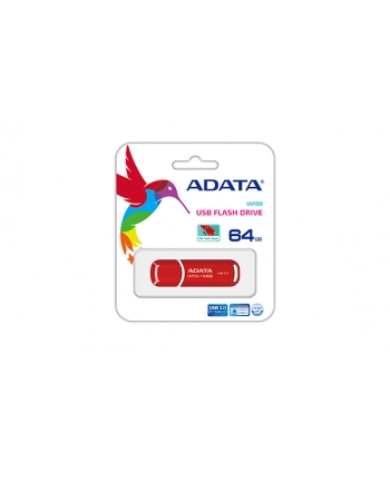 Pendrive ADATA UV150 AUV150-64G-RRD (64GB; USB 3.0; kolor czerwony) nr 2