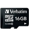 Karty pamięci Verbatim  44082 (16GB; Class 10; + adapter) - nr 32