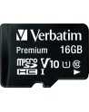 Karty pamięci Verbatim  44082 (16GB; Class 10; + adapter) - nr 33