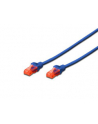 Kabel U/UTP DIGITUS DK-1617-010/B (RJ45 - RJ45; 1m; UTP; kat. 6; kolor niebieski) - nr 4