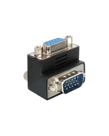 Adapter DELOCK  Z09973 (D-Sub (VGA) M - D-Sub (VGA) F; kolor czarny)