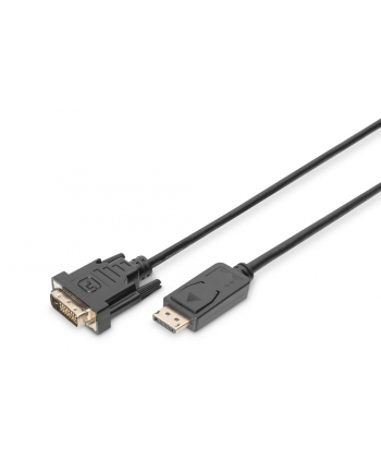 Kabel DIGITUS  AK-340306-030-S (DisplayPort M - DVI M; 3m; kolor czarny)