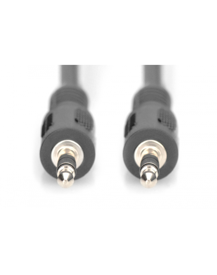 Kabel DIGITUS  AK-510100-015-S (Mini Jack M - Mini Jack M; 1 5m; kolor czarny) główny