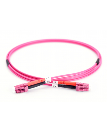Kable sieciowe DIGITUS DK-2533-02-4 (LC - LC; 2m; kolor różowy)