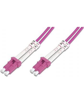 Kable sieciowe DIGITUS DK-2533-02-4 (LC - LC; 2m; kolor różowy)