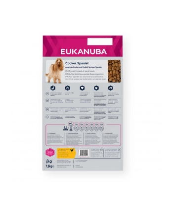 Karma EUKANUBA Dog Dry Breed Specific All Cocker Spaniel (7 50 kg ) nr 2