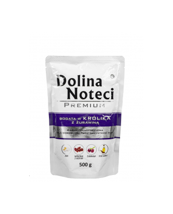 Karma DOLINA NOTECI Premium Królik z Żurawiną (0 50 kg )