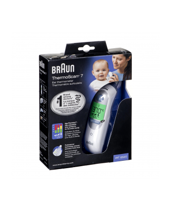 Termometr  do ucha Braun ThermoScan 7 IRT6520 (Bezdotykowy; kolor biały) nr 2
