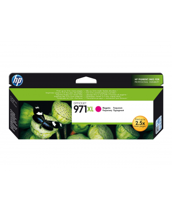 hewlett-packard Tusz HP CN627AE (oryginał HP 971Xl  HP971XL; 80.5 ml; czerwony)