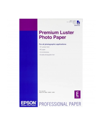 Papier Epson A2 Premium Luster Photo (25 ark.), 235g/m2 nr 2