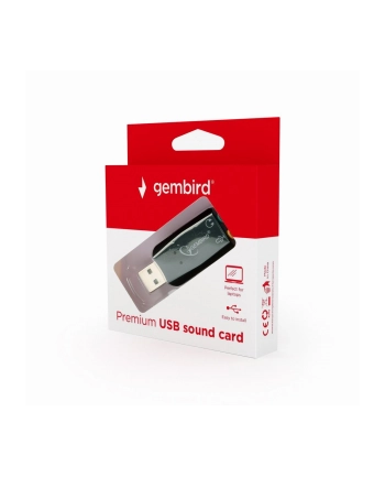 Karty dźwiękowe GEMBIRD SC-USB2.0-01 (Zewnętrzna; Jack 3 5mm  USB 2.0) nr 1