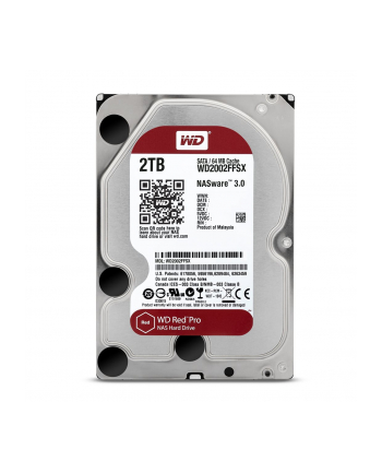 Dysk serwerowy Western Digital Red WD2002FFSX (2 TB HDD 2TB; 3.5 ; SATA III; 64 MB; 7200 obr/min)