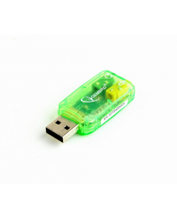 Karty dźwiękowe GEMBIRD SC-USB-01 (Zewnętrzna; Jack 3 5mm  USB 2.0)