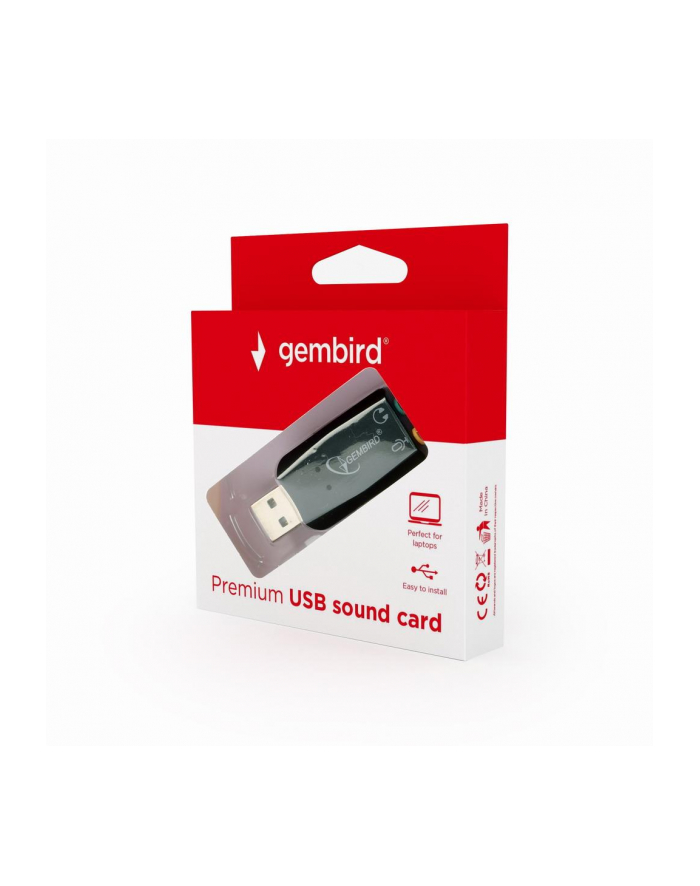 Karty dźwiękowe GEMBIRD SC-USB2.0-01 (Zewnętrzna; Jack 3 5mm  USB 2.0) główny