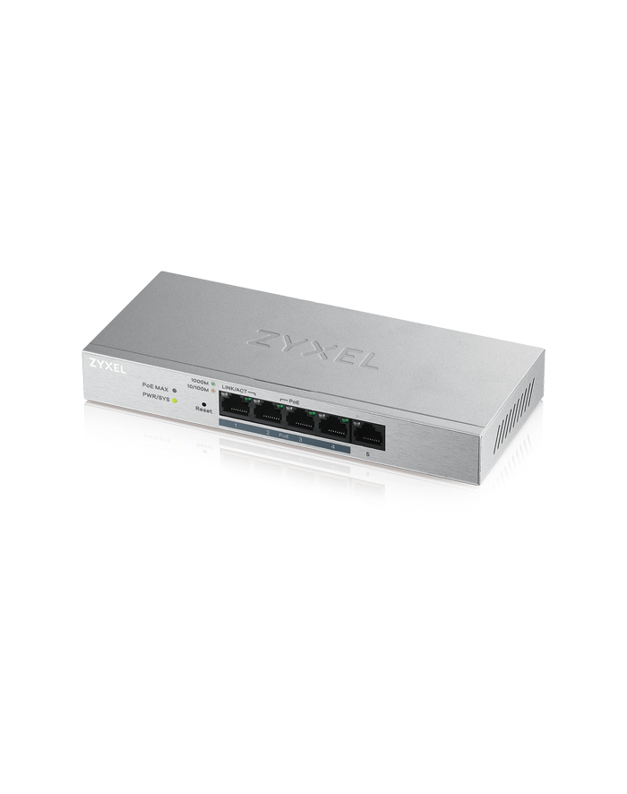 Switch ZyXEL GS1200-5HPV2-EU0101F (5x 10/100/1000Mbps) główny