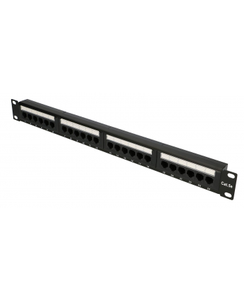 Patch panel Extralink EX.9809 (1U; kat. 5e; 24xRJ-45)