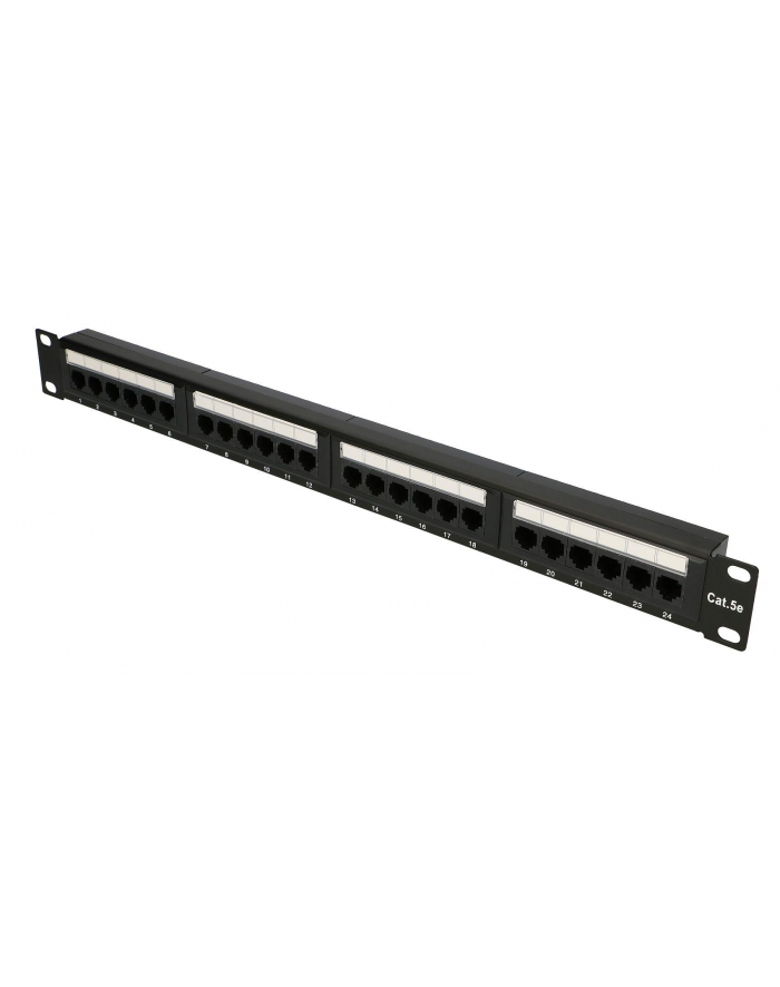 Patch panel Extralink EX.9809 (1U; kat. 5e; 24xRJ-45) główny