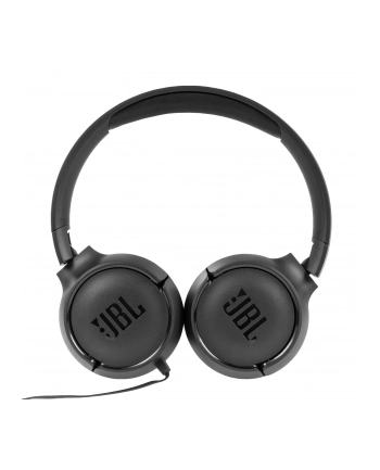 Słuchawki JBL TUNE500 JBLT500BLK (nauszne; z wbudowanym mikrofonem; kolor czarny) nr 1