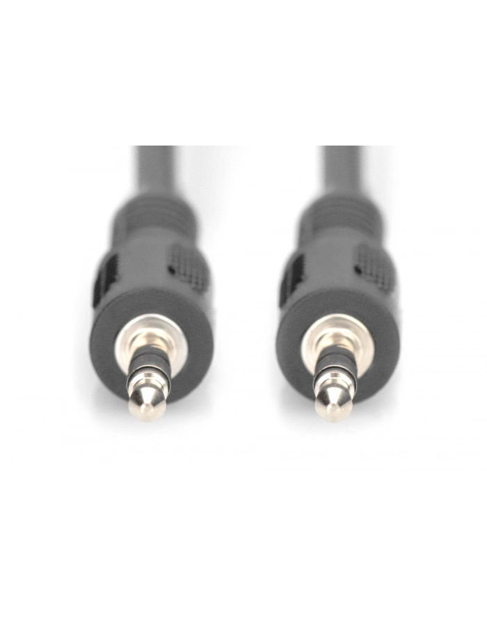 Kabel DIGITUS  AK-510100-025-S (Mini Jack M - Mini Jack M; 2 5m; kolor czarny) główny