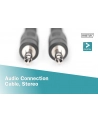 Kabel DIGITUS  AK-510100-025-S (Mini Jack M - Mini Jack M; 2 5m; kolor czarny) - nr 6