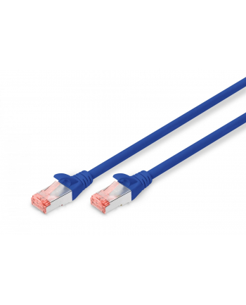 Kable sieciowe DIGITUS DK-1644-010/B (RJ45 - RJ45; 1m; S/FTP; kat. 6; kolor niebieski)