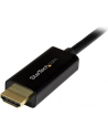Kabel StarTech DP2HDMM1MB (DisplayPort M - HDMI M; 1m; kolor czarny) - nr 33