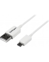 Kabel StarTech  USBPAUB1MW (Micro USB M - USB 2.0 M; 1m; kolor biały) - nr 3