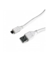 Kabel GEMBIRD CCP-mUSB2-AMBM-W-0.1M (USB 2.0 typu A M - Micro USB typu B M; 0 10m; kolor biały) - nr 1