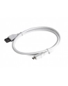 Kabel GEMBIRD CCP-mUSB2-AMBM-W-0.1M (USB 2.0 typu A M - Micro USB typu B M; 0 10m; kolor biały) - nr 2
