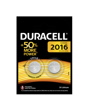 Baterie litowe Duracell DL 2016 (x 2)