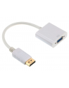 Adapter GEMBIRD A-DPM-VGAF-02-W (DisplayPort M - D-Sub (VGA) F; 0 15m; kolor biały) - nr 4