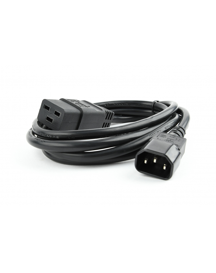 Kabel GEMBIRD PC-189-C1419 (IEC C14 M - IEC320 C19 F; 1 8m; kolor czarny) główny