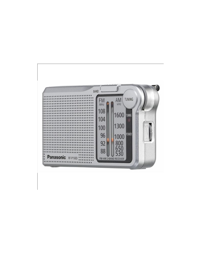 Radio kieszonkowe kompaktowe Panasonic  RF-P150DEG-S (kolor srebrny) główny