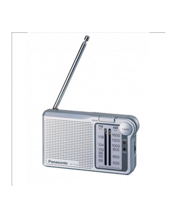Radio kieszonkowe kompaktowe Panasonic  RF-P150DEG-S (kolor srebrny)