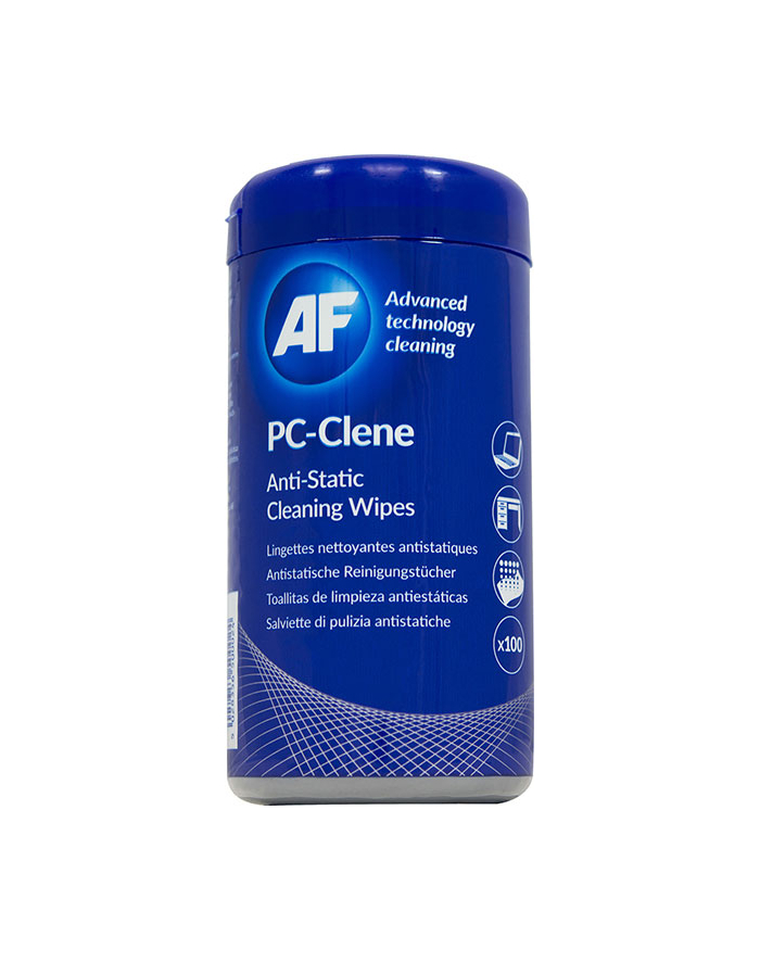 Chusteczki nasączone w tubie AF PC-Clene PCC100 (100szt) główny