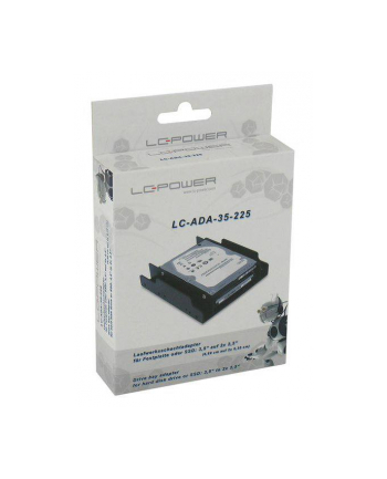 Adapter LC-POWER LC-ADA-35-225 (3.5 ; Plastik; kolor czarny)