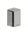 Szafy A-LAN SW-21U-600-600-N-DSJ-OP-RP-B-S (21U; 1035mm / 570mm / 600 mm; stojąca  wisząca; Szklane; 19''; kolor szary) - nr 1