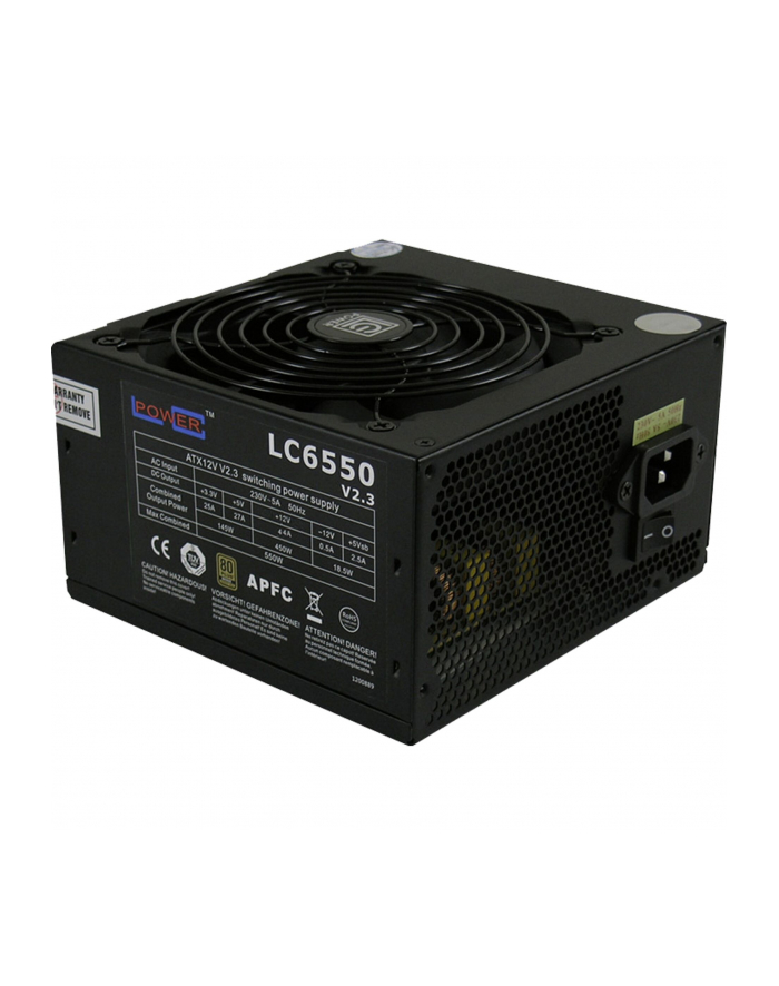 Zasilacz LC-POWER  LC6650 V2.3 (650 W; Aktywne; 120 mm) główny