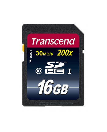 Pamięć Secure Digital TRANSCEND SDHC10 Card 16GB TS16GSDHC10 CL 10