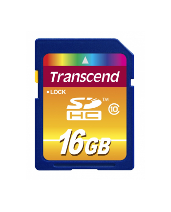 Pamięć Secure Digital TRANSCEND SDHC10 Card 16GB TS16GSDHC10 CL 10