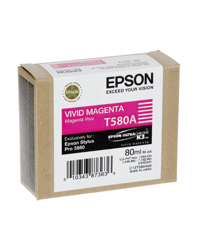Wkład atramentowy Epson Stylus do 3880 - vivid magenta (80ml) główny