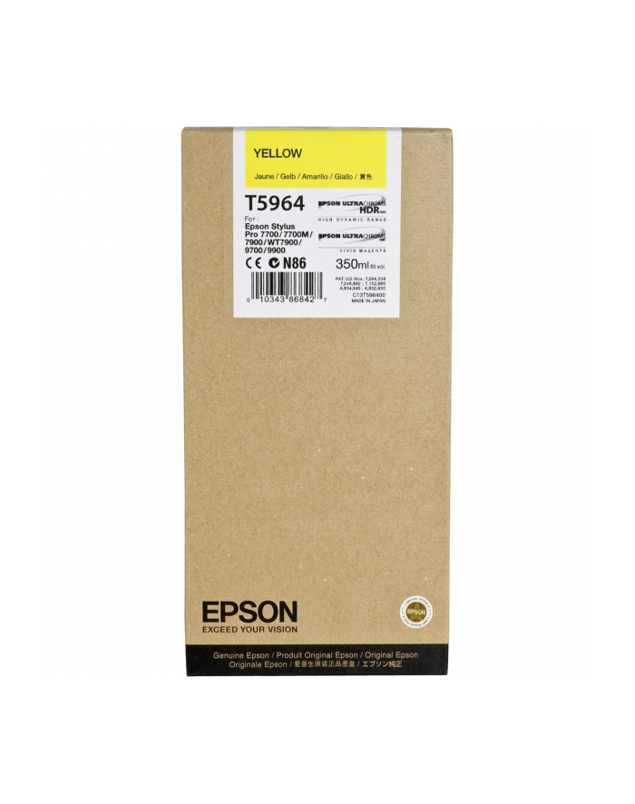 Wkład atramentowy Epson Stylus do 7900/9900 - yellow (350ml) główny